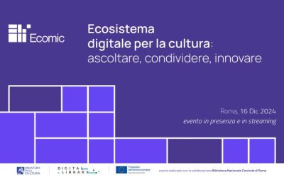 Ecosistema digitale per la cultura: ascoltare, condividere, innovare