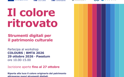COLOURS: a Paestum un workshop per riscoprire il colore del patrimonio culturale